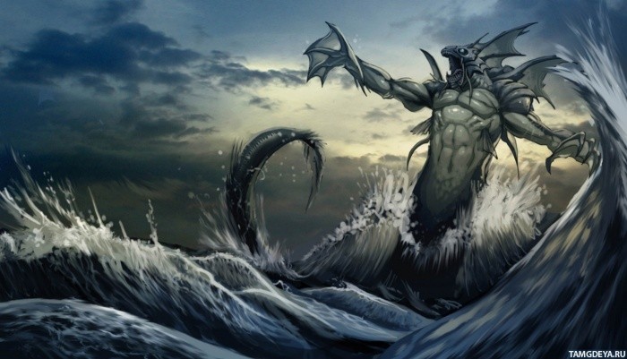 Картинка 700x401 | Морское чудовище с перепончатыми лапами показлось из воды | Игры, Dota 2, Slardar, Авки с персонажами Доты 2, картинка на аву