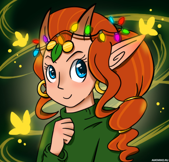 Картинка 700x672 | Enchantress из Доты 2 с милой скромной улыбкой и большими глазами | Игры, Dota 2, Enchantress, картинка на аву