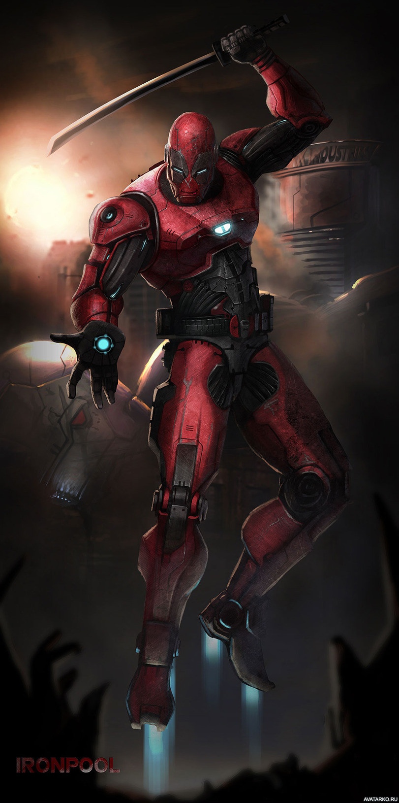 Картинка 811x1630 | Костюм железного человека для Дэдпула | Deadpool, Аватарку скачать, картинка на аву
