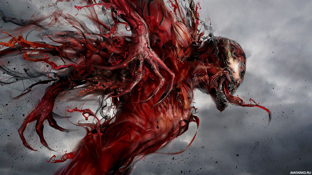 Картинка 1024x576 | У симбиота Carnage как и у Венома постоянно высунут язык | Carnage, Карнаж фото на аву, картинка на аву