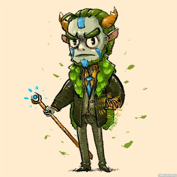 Картинка 612x612 | Nature's prophet в костюме с галстуком из Dota 2 | Игры, Dota 2, Nature's Prophet, картинка на аву