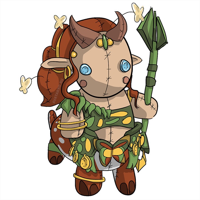 Картинка 700x700 | Игрушечная Enchantress, которая сшита для любителей Dota 2 | Игры, Dota 2, Enchantress, картинка на аву