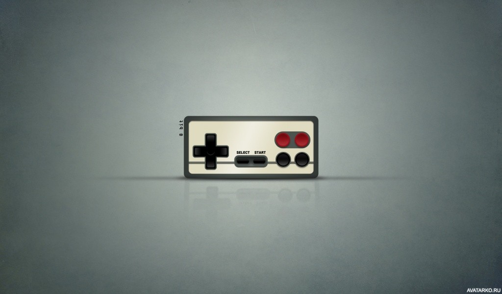 Картинка 1024x600 | Контроллер от 8-ми битной консоли Nintendo | Игры, картинка на аву